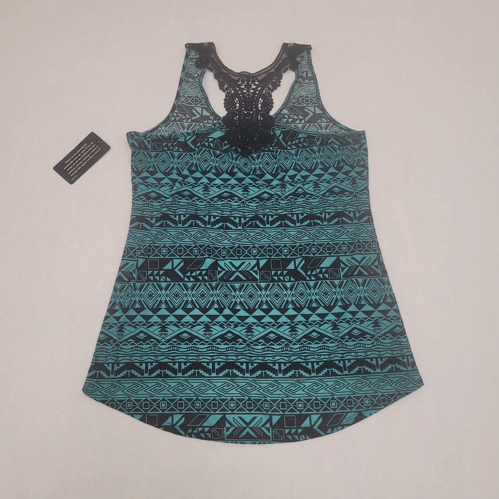Loop 18 Lace Racerback Tank Top - Picture 8 of 10